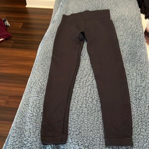 black nylon/spandex leggings size M